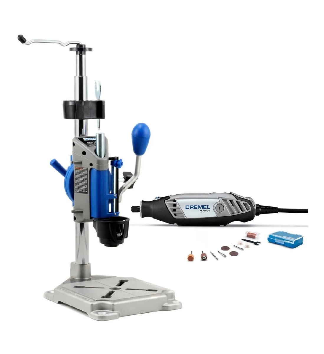 Mototool Dremel 3000 + Banco de Trabajo Workstation + 10 Acc