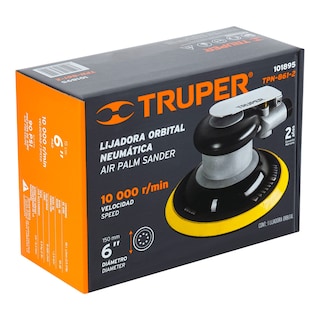 Foto 3 | Lijadora Orbital Truper Neumática Industrial 6''