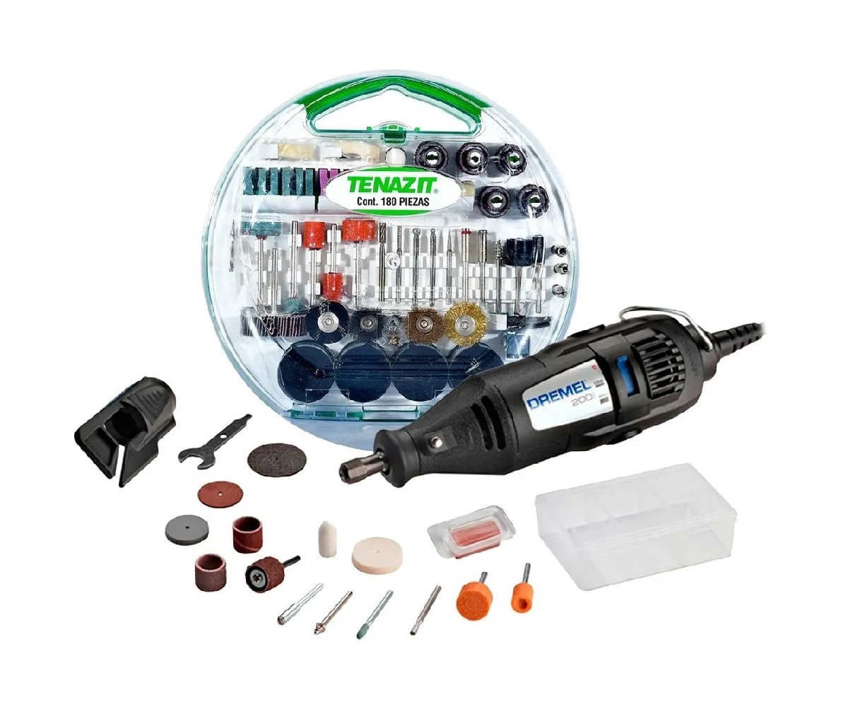 Mototool Dremel 200 120v + Aditamento + 195 Accesorios