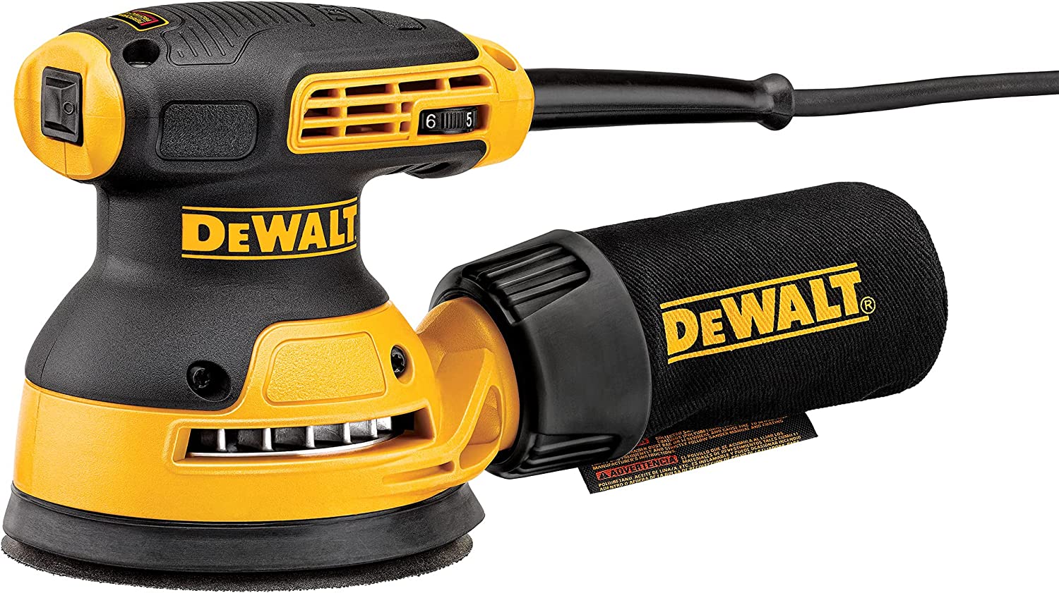 Foto 2 pulgar | Lijadora Orbital DeWALT DCW210 color Amarillo 20 V Brushless DWE6423