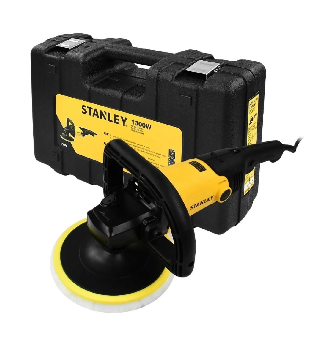 Pulidora Angular Stanley SP137K-B3 color Amarillo 1300 W 7 "