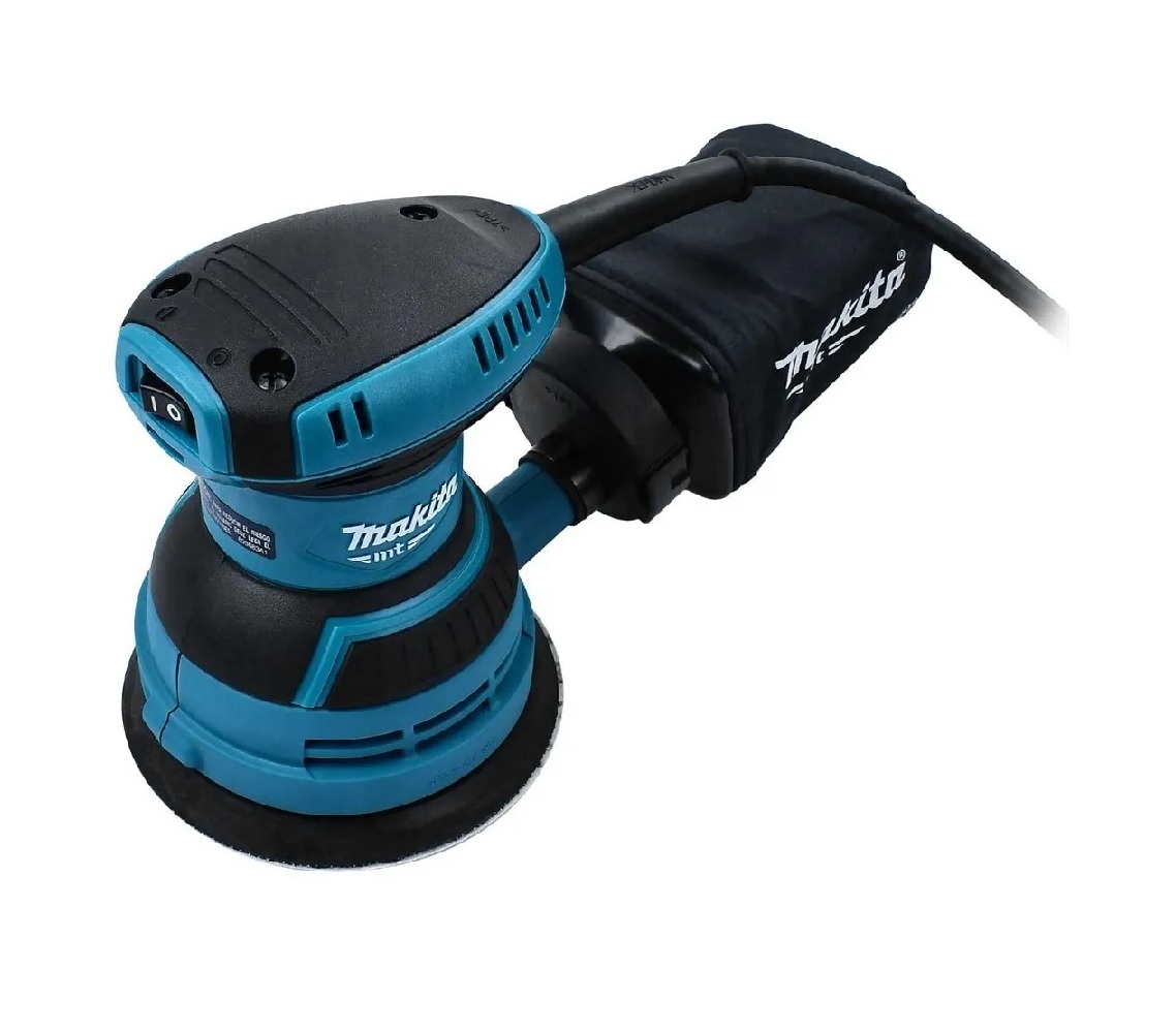 Lijadora Orbital Excéntrica MAKITA M9204 color Azul 5 " 240 W