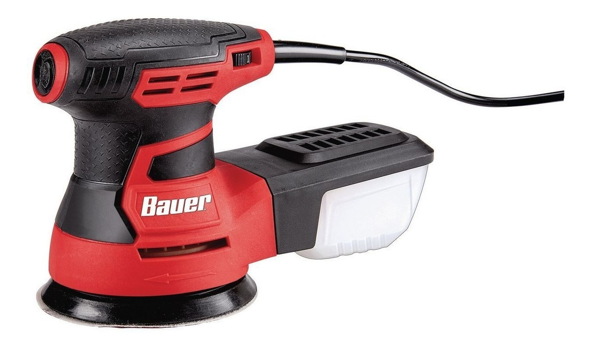 Lijadora Orbital Bauer 2.8 Amp 5 Pulgadas Hasta 13,000 Rpm