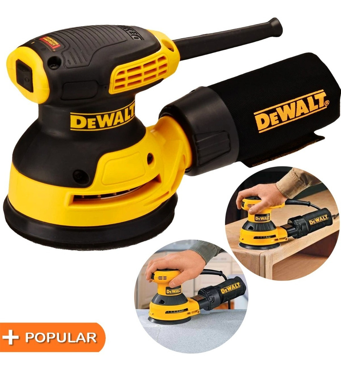 Lijadora Orbital  Dwe6421 Madera Herramienta Dewalt