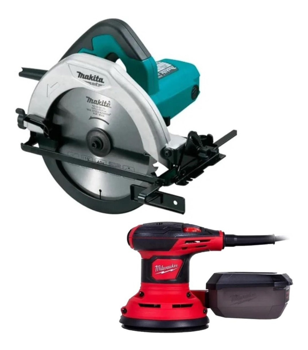 Sierra Circular Disco 7 1/4 1050w Makita M5801b + Lijadora