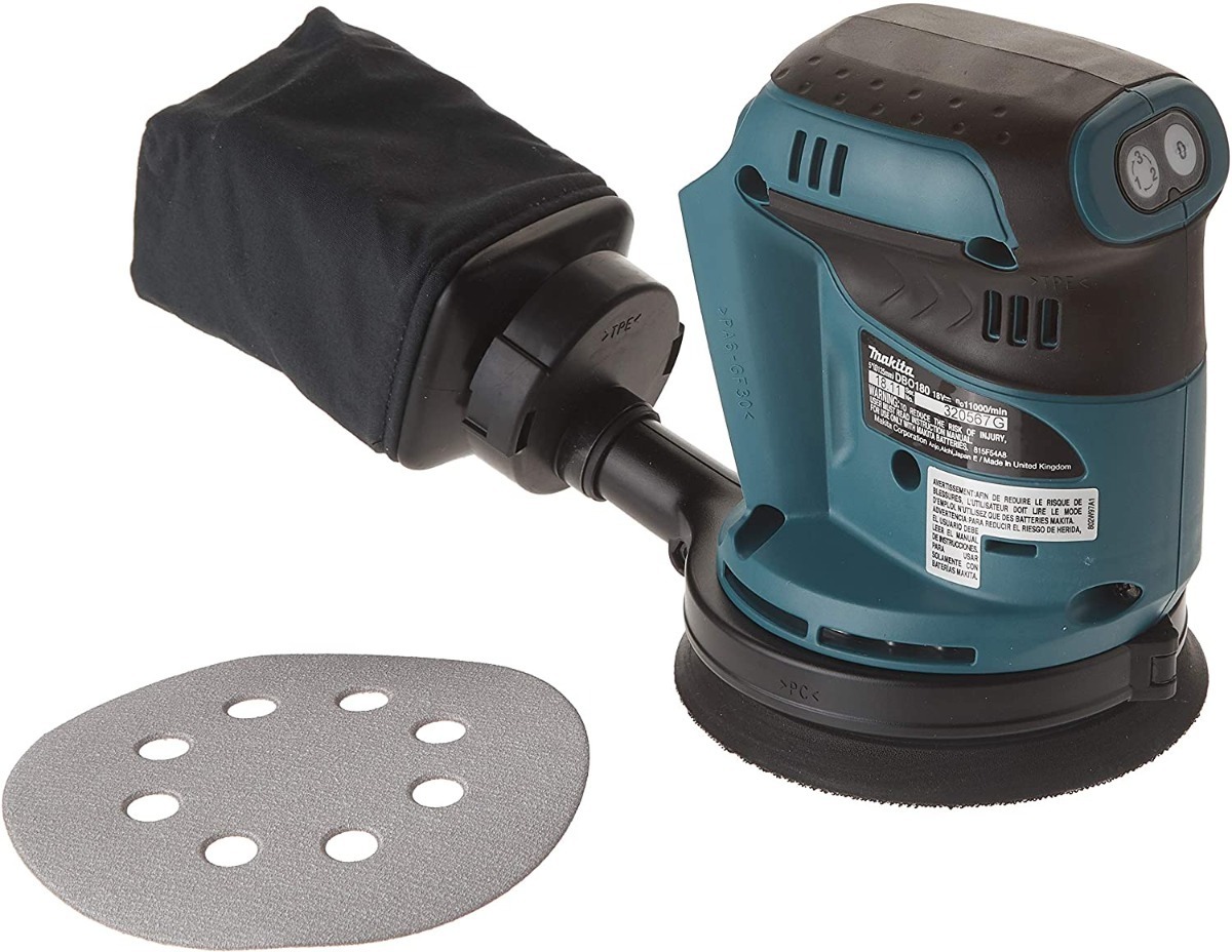 Foto 2 pulgar | Makita Dbo180z Lijadora Orbital 5¨ Sin Bateria (solo Equipo)