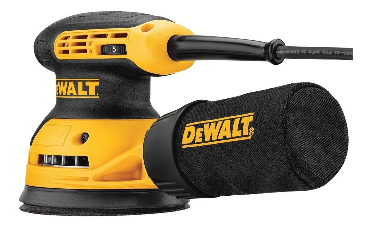 Lijadora Orbital Dewalt Vv 5 Pulgadas 8000-12000 Opm 3.0 Amp