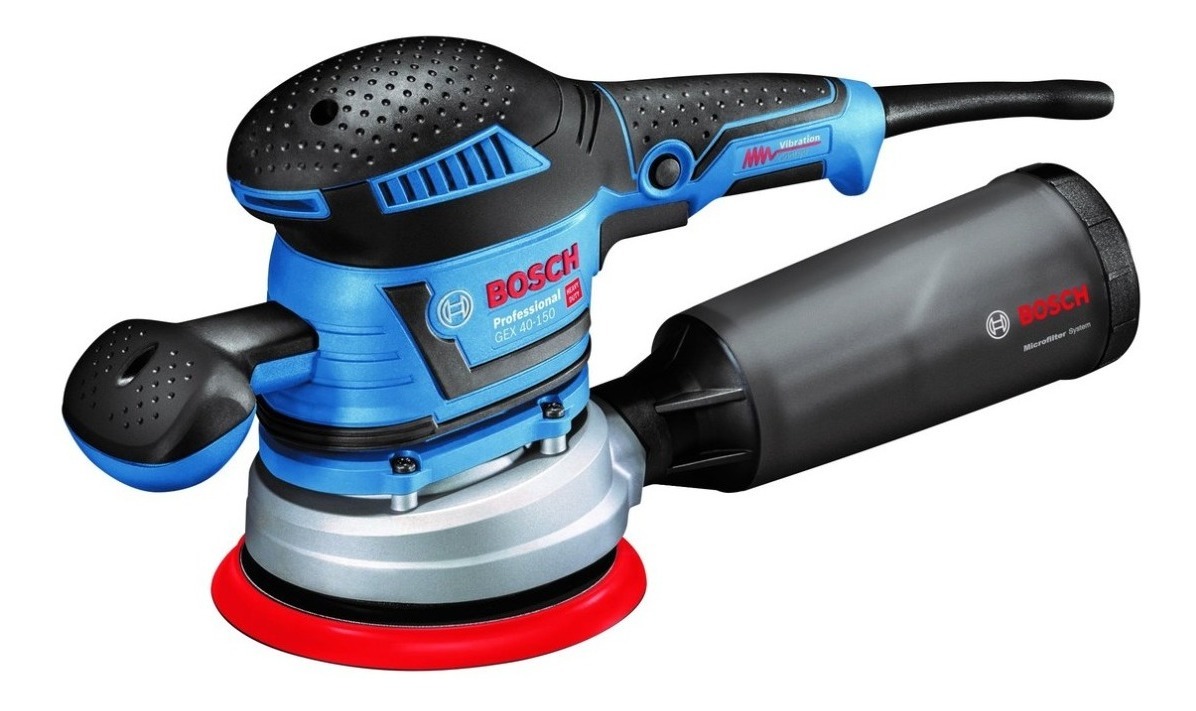 Lijadora Orbital Gex 40-150 Bosch 150mm 400w Heavy Duty