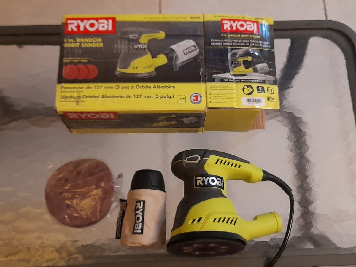 Foto 2 pulgar | Lijadora Orbital Ryobi 120v Excelentes Condiciones Rs290g