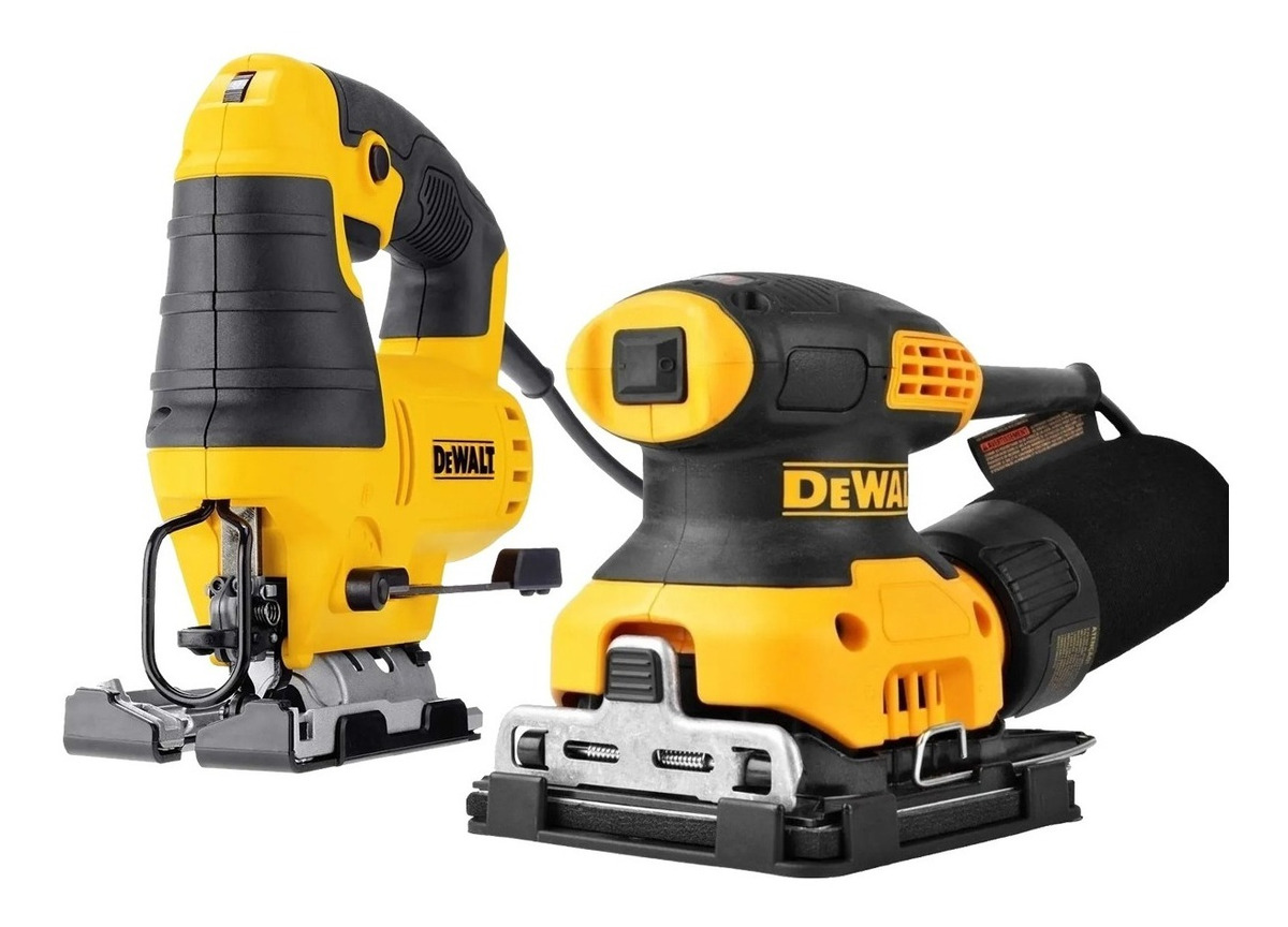 Kit Eléctrico Dewalt Sierra Caladora Y Lijadora Orbital