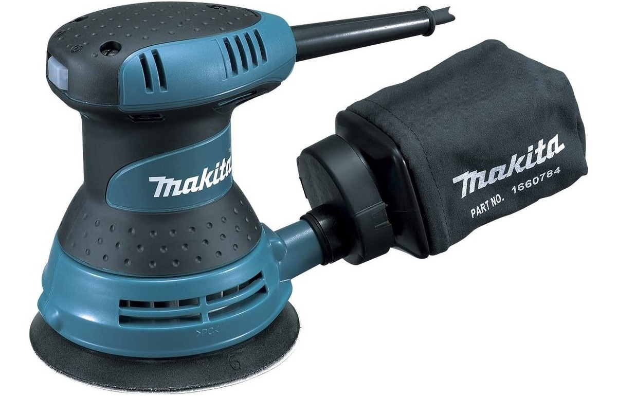 Foto 2 pulgar | Lijadora Roto Orbital Makita Bo5030 Con Sistema Velcro Azul