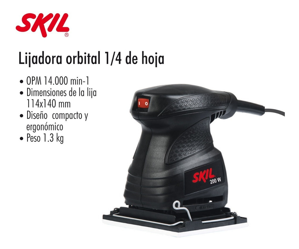 Foto 1 | Lijadora Orbital Skil 7232ac 14000 Opm 200 W