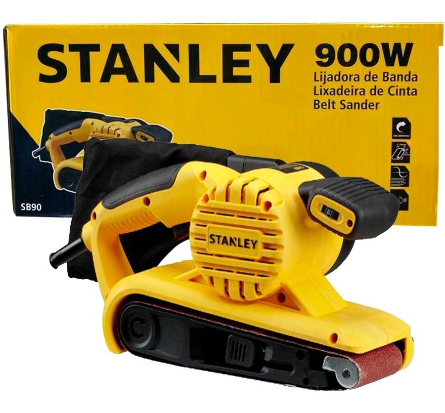 Lijadora De Banda Cinta Madera 3x21 Profesional Stanley Sb90