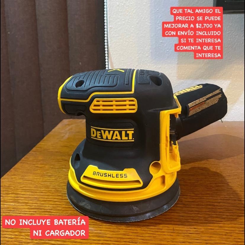 Lijadora Orbital Dewalt 20v Xr 5 Pulgadas Dcw210bb Sin Pila