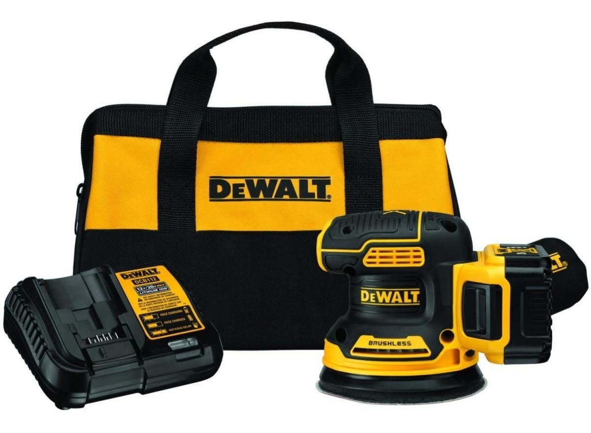 Lijadora Orbital 5'' 20v 2 Amp Dewalt Dcw210d1