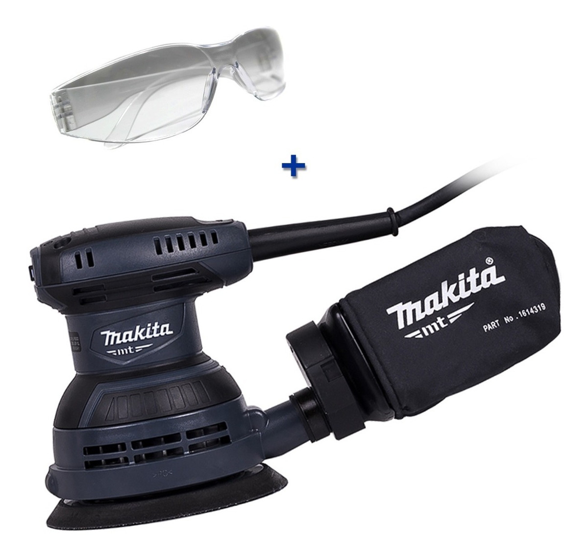 Kit Lijadora Orbital 5 Makita + Lentes