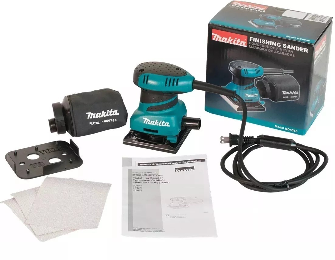 Lijadora Orbital 1/4 Pulg 200w Bo4556 Makita