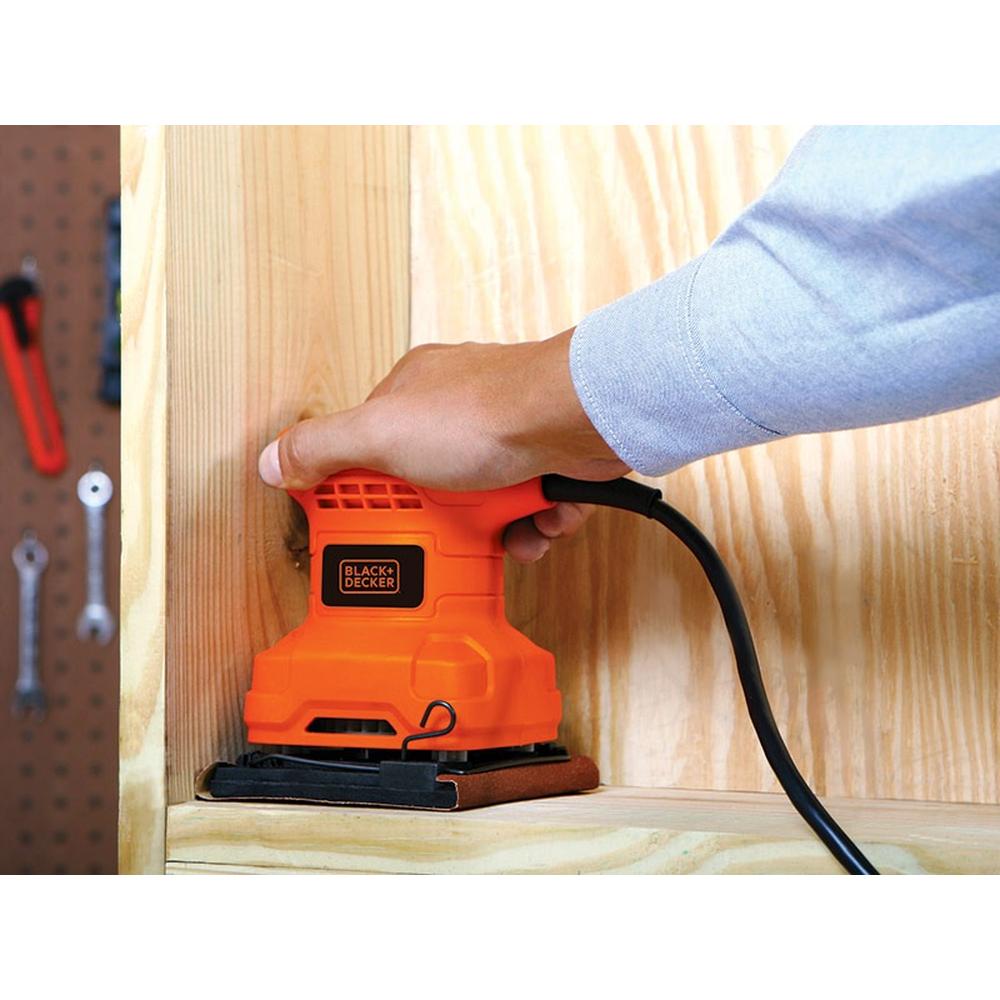 Foto 4 pulgar | Lijadora Orbital Black+Decker BS200 Naranja Profesional 1/4 Hoja 200 W