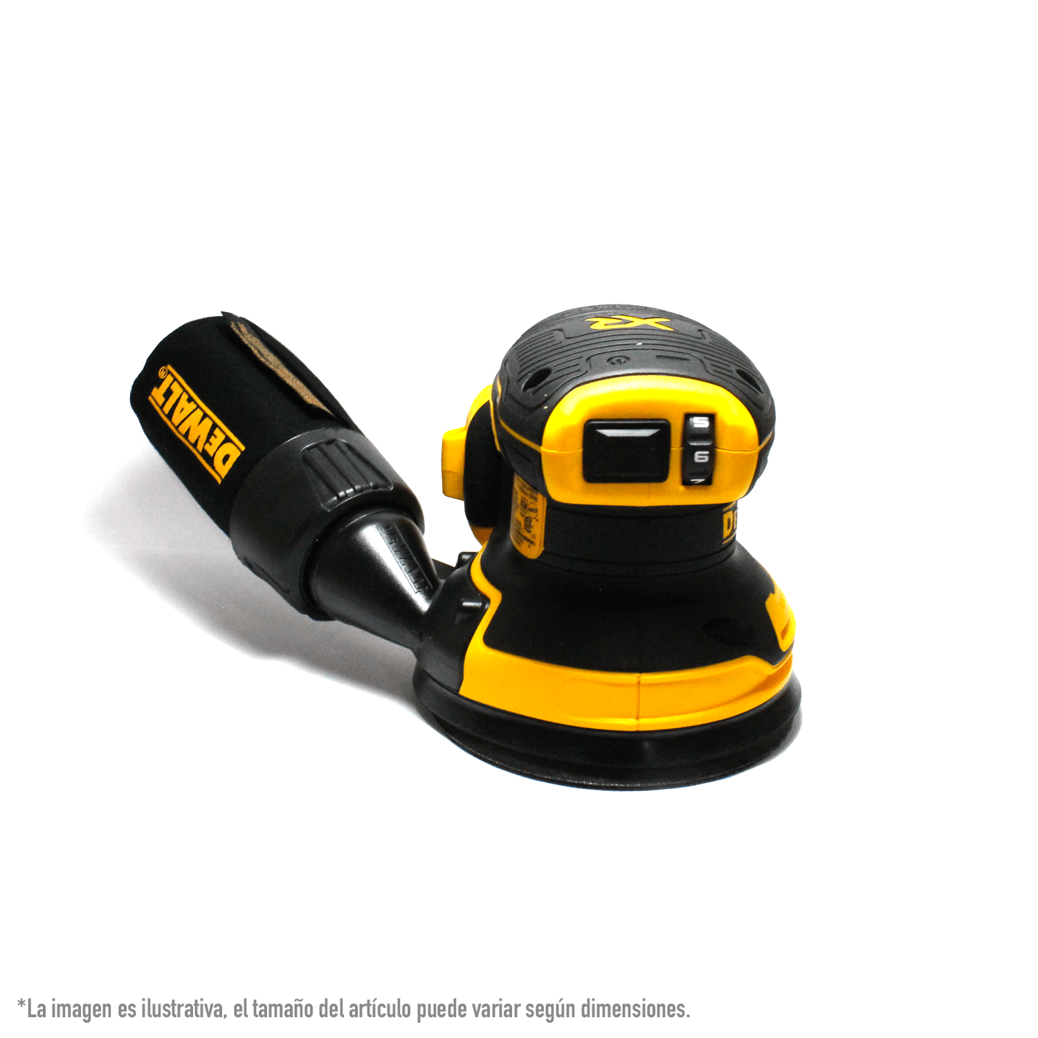 Foto 3 pulgar | Lijadora Roto-orbital 20v Max 5 280w 8000-12 Dewalt Dcw210d1 - Amarillo