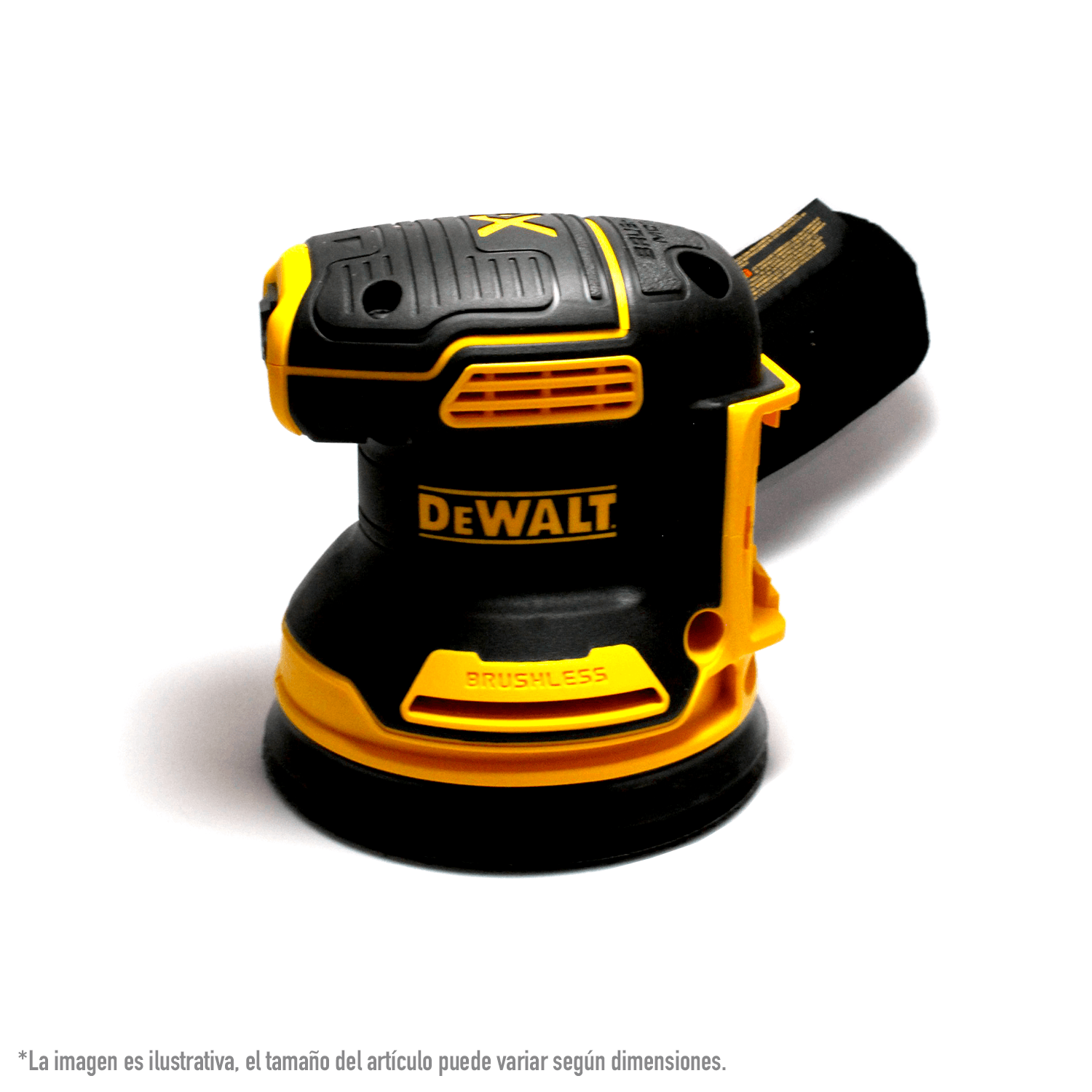 Foto 5 pulgar | Lijadora Roto-orbital 20v Max 5 280w 8000-12 Dewalt Dcw210d1 - Amarillo