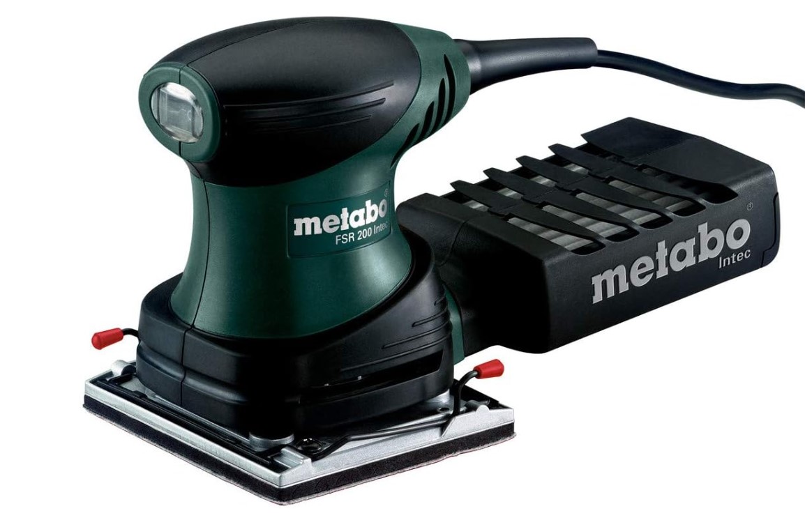 Lijadora Orbital Metabo  Fsr200 Intec Color Verde 1/4 Hoja 110v