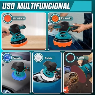 Foto 3 | Pulidora Eléctrica Inalámbrica Pulidora Orbital Para Autos Eo Safe Imports Esi-17119 Multicolor