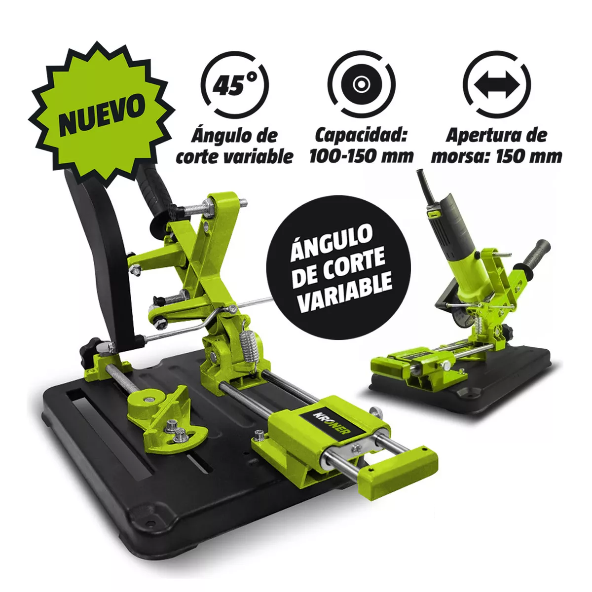 Foto 3 pulgar | Soporte Esmeriladora Corte Vertical Horizontal Eo Safe Imports Esi-17898 Multicolor