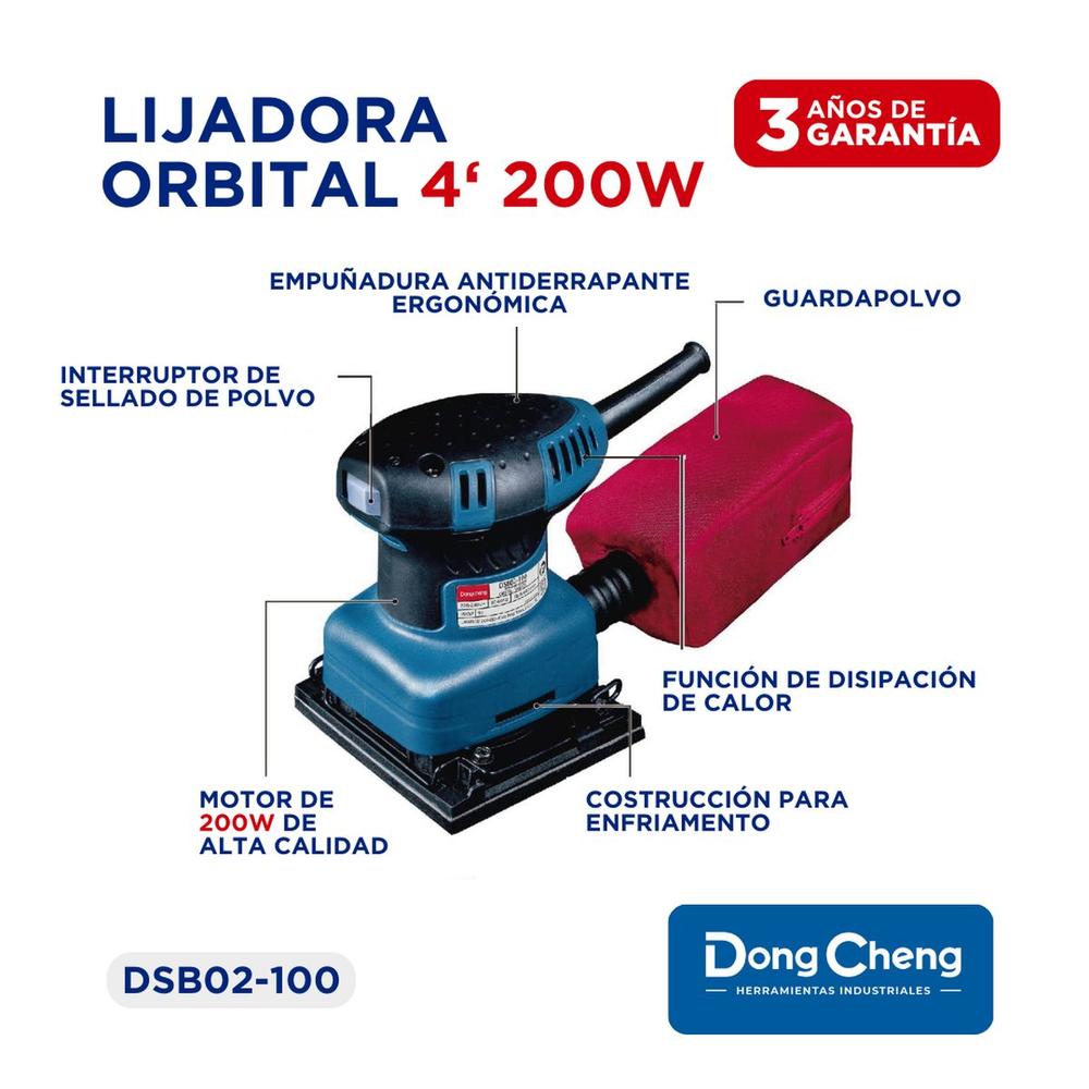 Foto 5 pulgar | Lijadora Banda Industrial Dongcheng 4x24´ + Lijadora Orbital