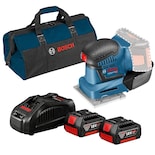 Lijadora Orbital Bosch Gss 18v-10 + 2 Baterías 4ah + Maleta