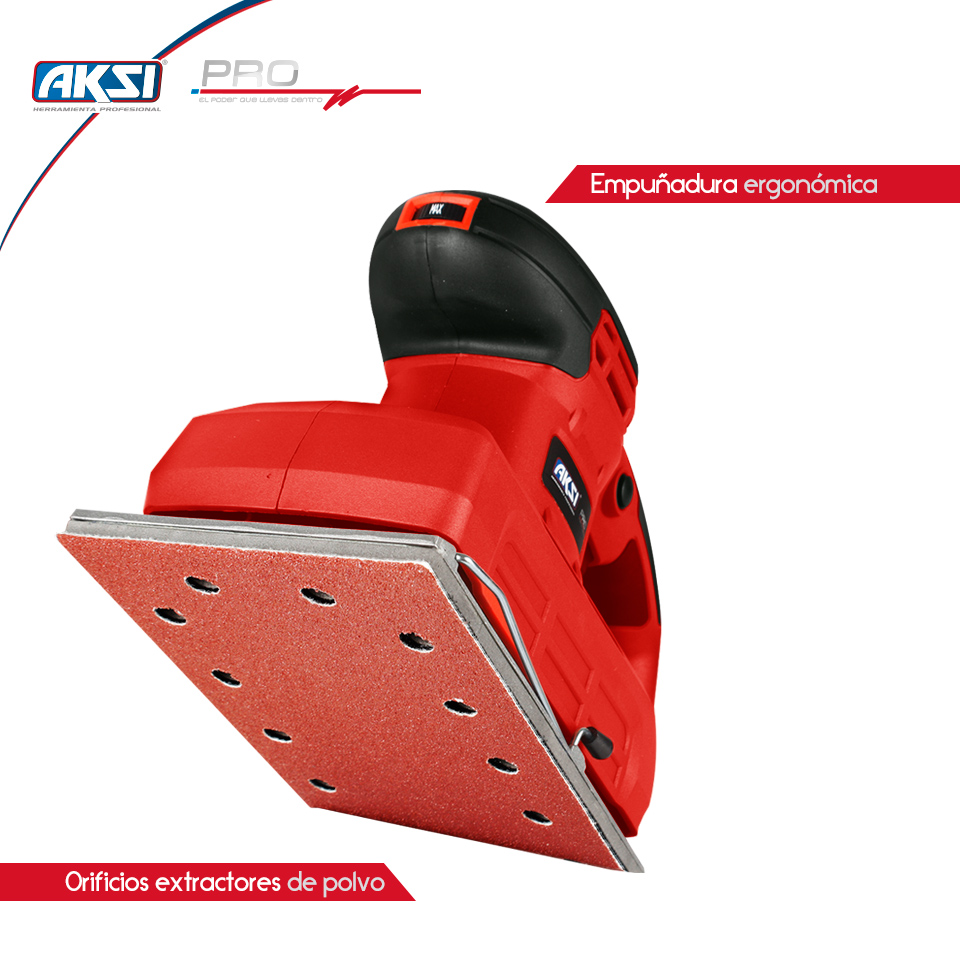 Foto 4 pulgar | Lijadora Aksi De 300w para Hoja 1/2 Profesional