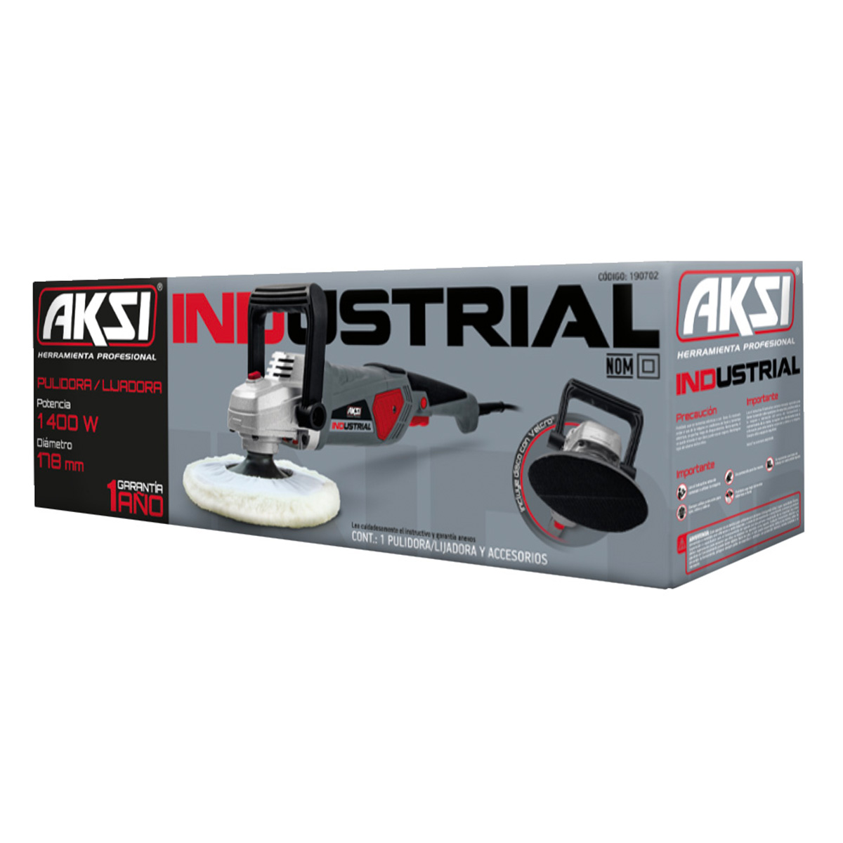Foto 5 | Pulidora Aksi Para Auto De 1400w Industrial