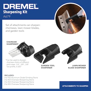 Foto 3 | Kit De Accesorios Afiladores Dremel A679-02 Para Herramientas De Jardinería - Venta Internacional.