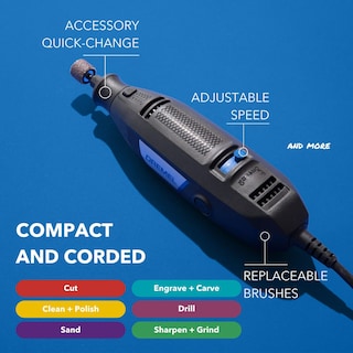 Foto 3 | Kit De Herramientas Rotativas Dremel 3100-1/15 De Velocidad Variable Con 1 Accesorio - Venta Internacional.