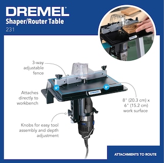 Foto 2 | Herramienta Rotativa Portátil Woodworking Attachment Dremel 231 - Venta Internacional.