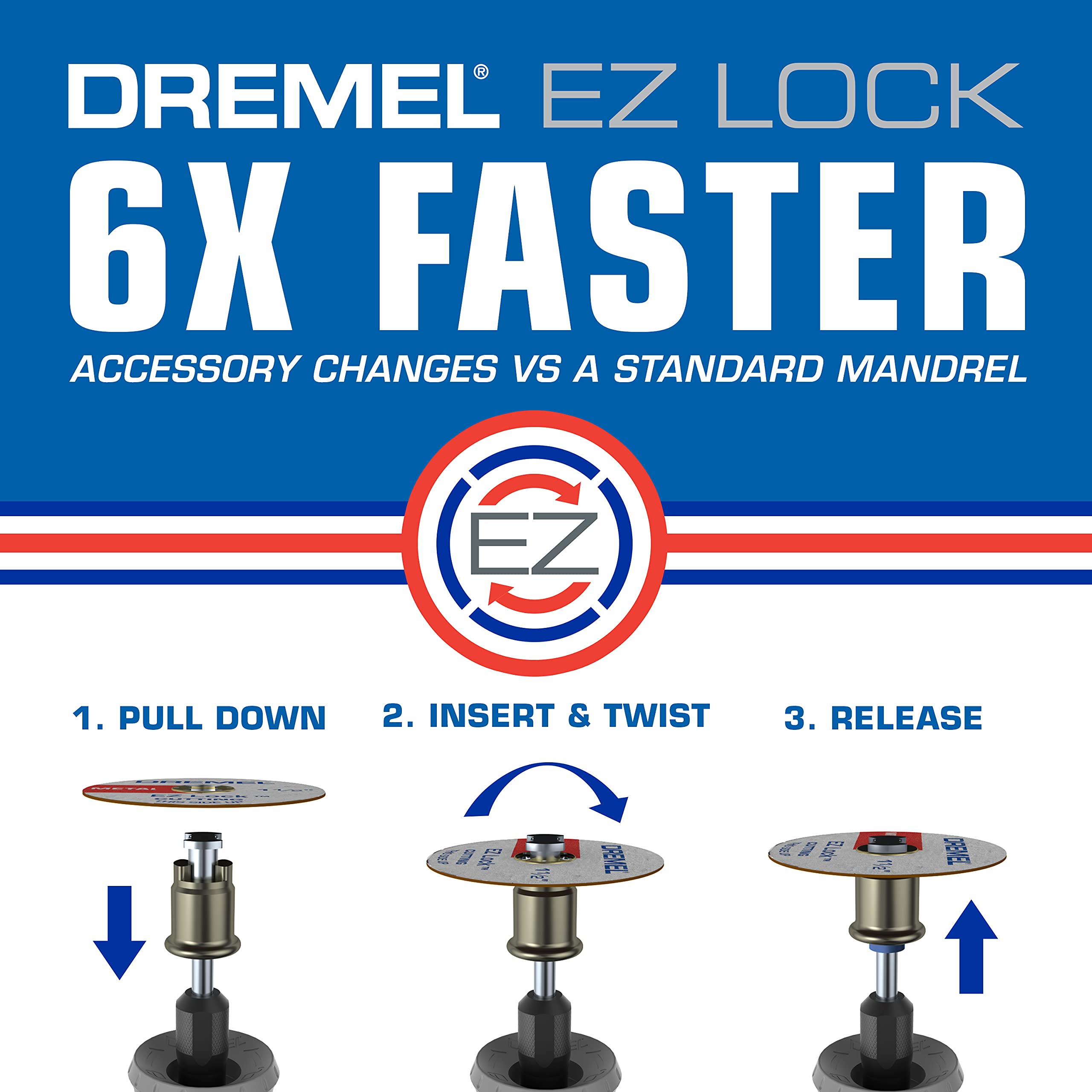 Foto 6 pulgar | Kit De Accesorios Para Herramientas Rotativas Dremel Ez686-01 Ez Lock - Venta Internacional.