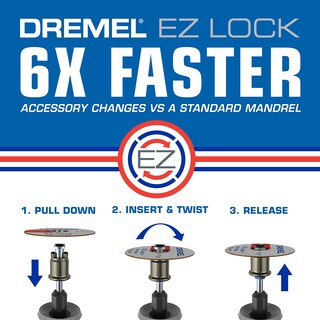 Foto 5 | Kit De Accesorios Para Herramientas Rotativas Dremel Ez686-01 Ez Lock - Venta Internacional.