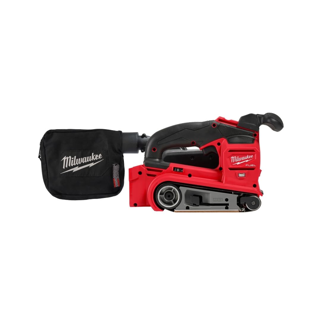 Foto 2 pulgar | Lijadora de Banda Milwaukee M18 Fuel 3 X 18 1350 Sfm con Bolsa para Polvo - Venta Internacional