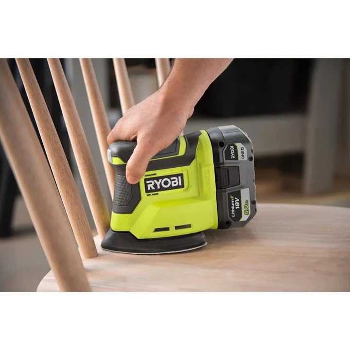 Foto 5 pulgar | Lijadora De Acabado Ryobi P401 Corner Cat Rt De 18 V Con Puerto Para Polvo - Venta Internacional.