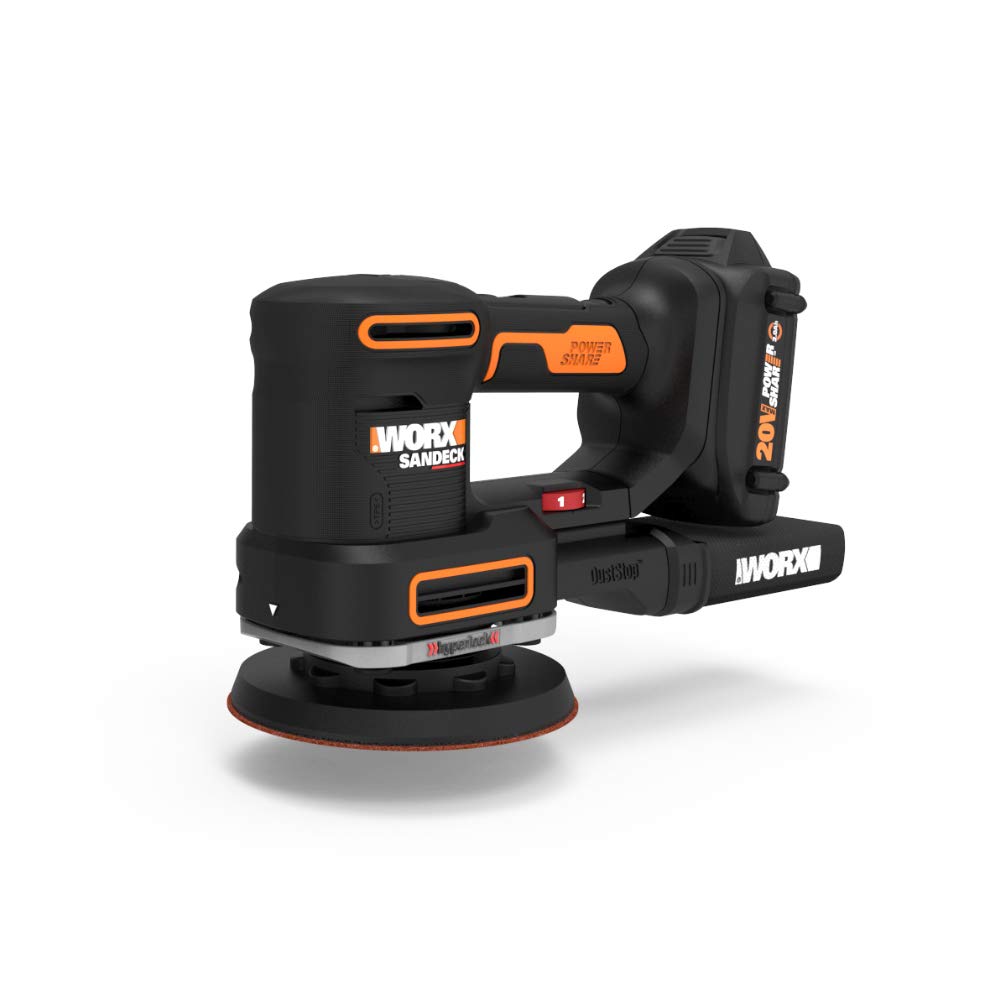 Foto 2 pulgar | Lijadora Orbital Aleatoria Worx Wx820l 20 V Inalámbrica 5 En 1 - Venta Internacional