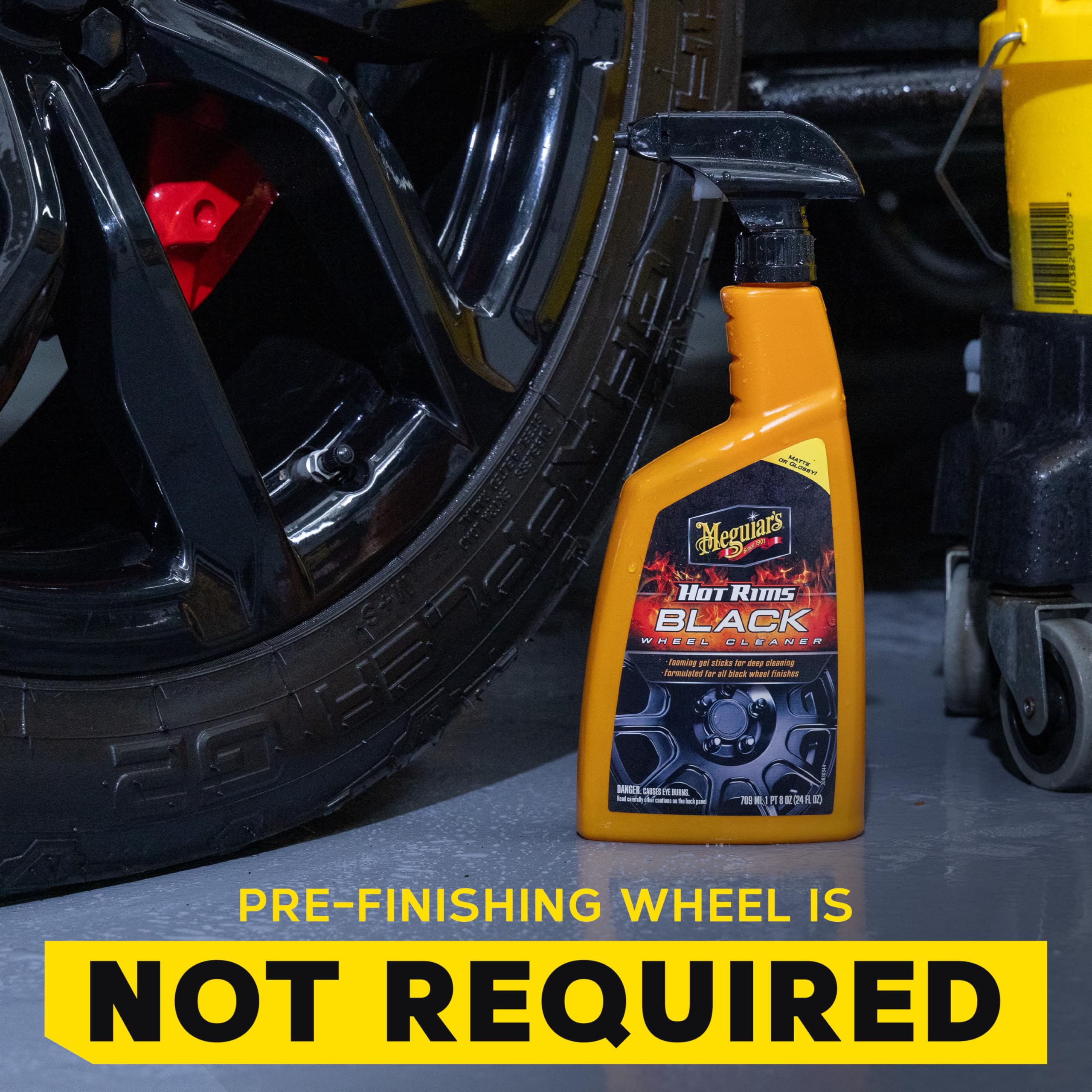 Foto 5 | Limpiador De Ruedas Meguiar's Hot Rims, Botella Pulverizadora Negra De 710 Ml - Venta Internacional.