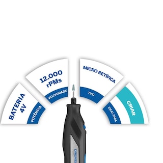 Foto 4 | Dremel Mototool Rectificador Inalambrico 4v