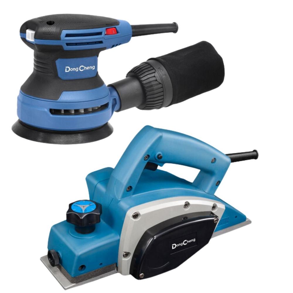 Foto 1 | Lijadora Orbital 5´ 380w + Cepillo De Madera 500w Dongcheng