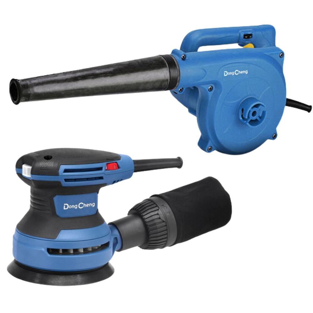 Lijadora Orbital 5´ 380w + Sopladora 680w Dongcheng