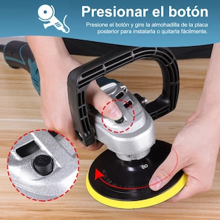 Foto 2 | Language Pulidora Y Lijadora Profesional Para Autos De 180 Mm Y 1400w Eo Safe Imports Esi-4178-1 Azul