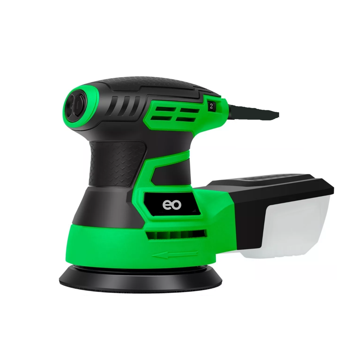 Lijadora Roto Orbital 5'' De 13000 Opm 450w Eo Safe Imports Esi-7090-1 Verde