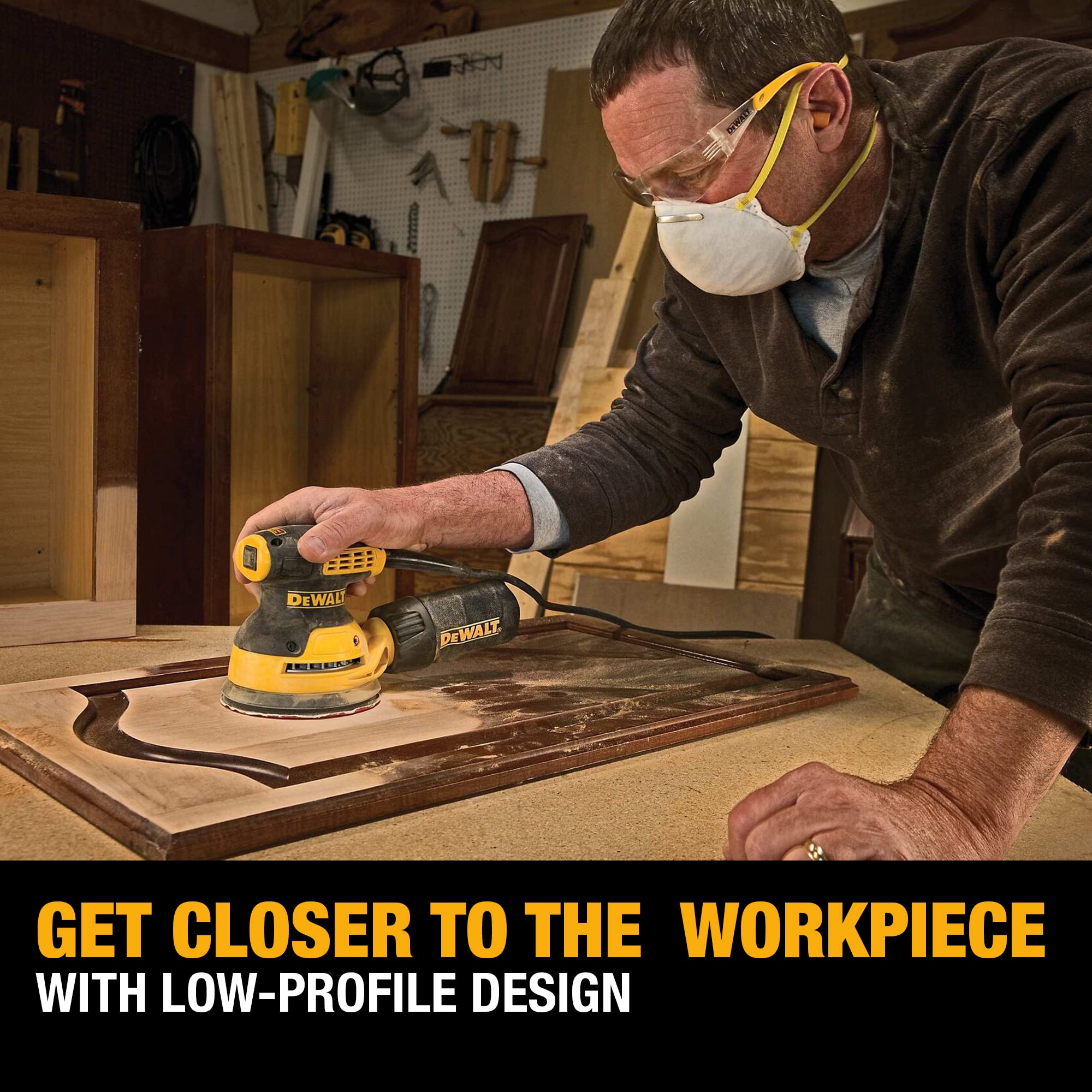 Foto 5 | Lijadora Orbital Dewalt Dwe6421k 3a, 12 000 Ppm, 5 Pulgadas, Con Cable - Venta Internacional.