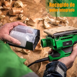 Foto 5 | Lijadora Orbital Profesional 1/4 De Hoja 300w Eo Safe Imports Esi-7092-1 Verde