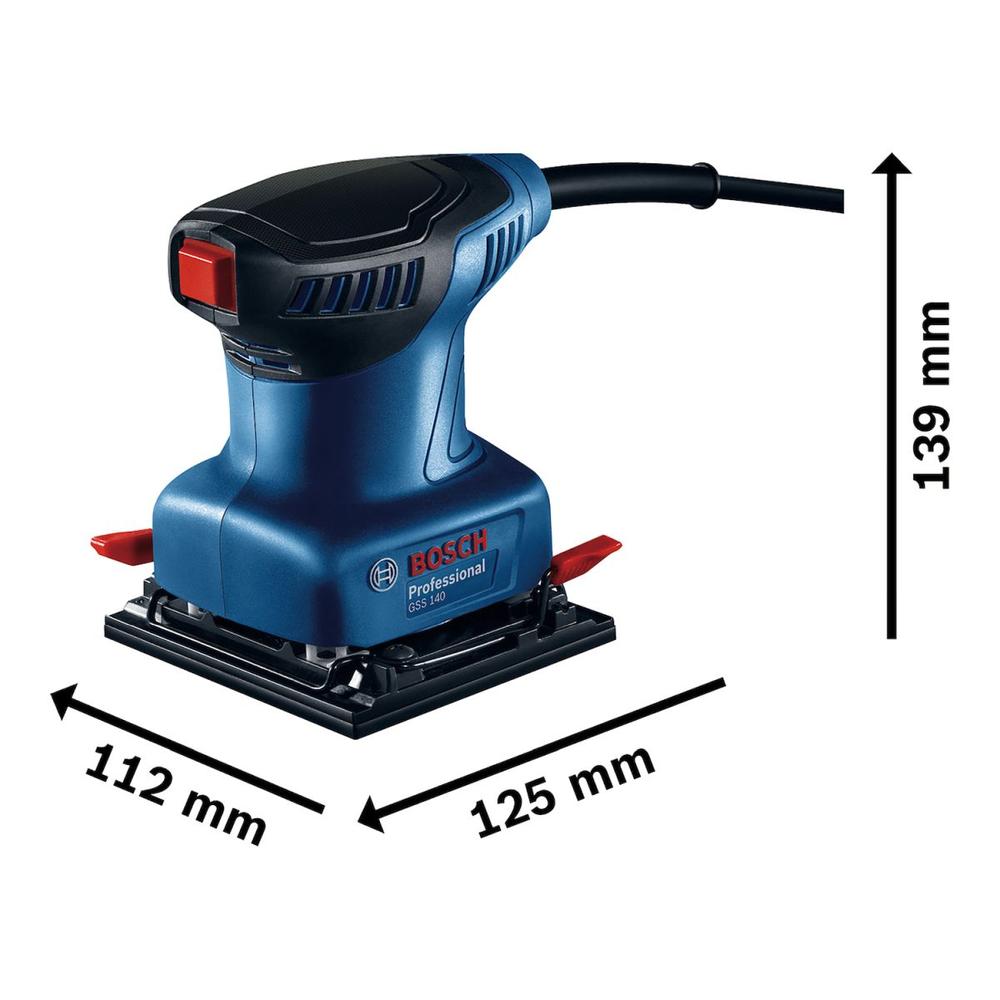Foto 5 pulgar | Lijadora Orbital Bosch Gss 140 102x112mm 220w 127v - Madera