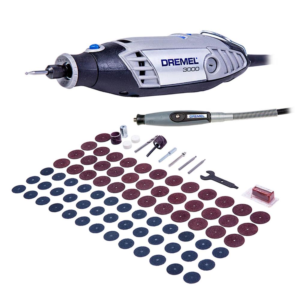 Foto 7 pulgar | Herramienta Rotativa Dremel 3000 144w 120v + Chicote +82 Acc