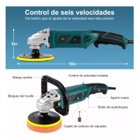 Foto 4 pulgar | Pulidora Y Lijadora Profesional Para Autos Eo Safe Imports Esi-4898-1 Multicolor